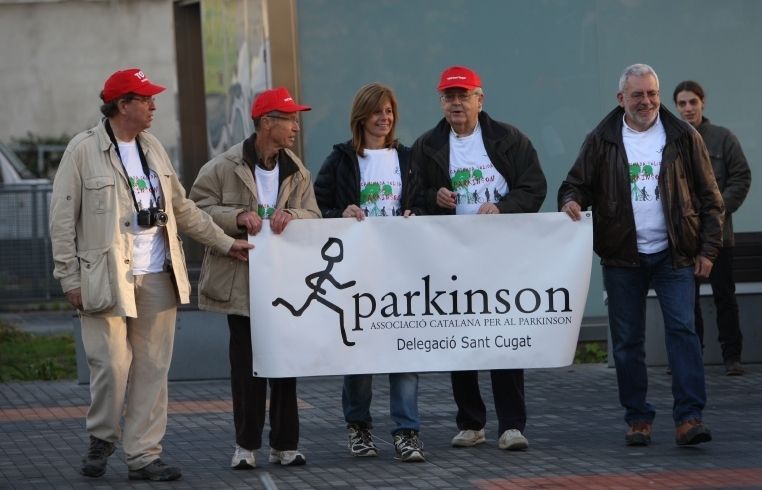 Delegació de l'Associació Catalana per al Parkinson de Sant Cugat. FOTO: Lluís Llebot 