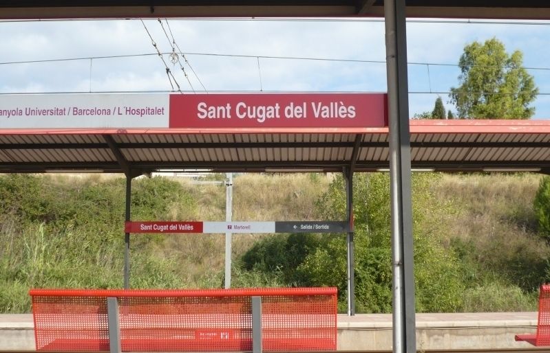 L'estació de Rodalies a Volpelleres amb la que es demanava construir un intercambiador amb la de FGC. FOTO: Arxiu