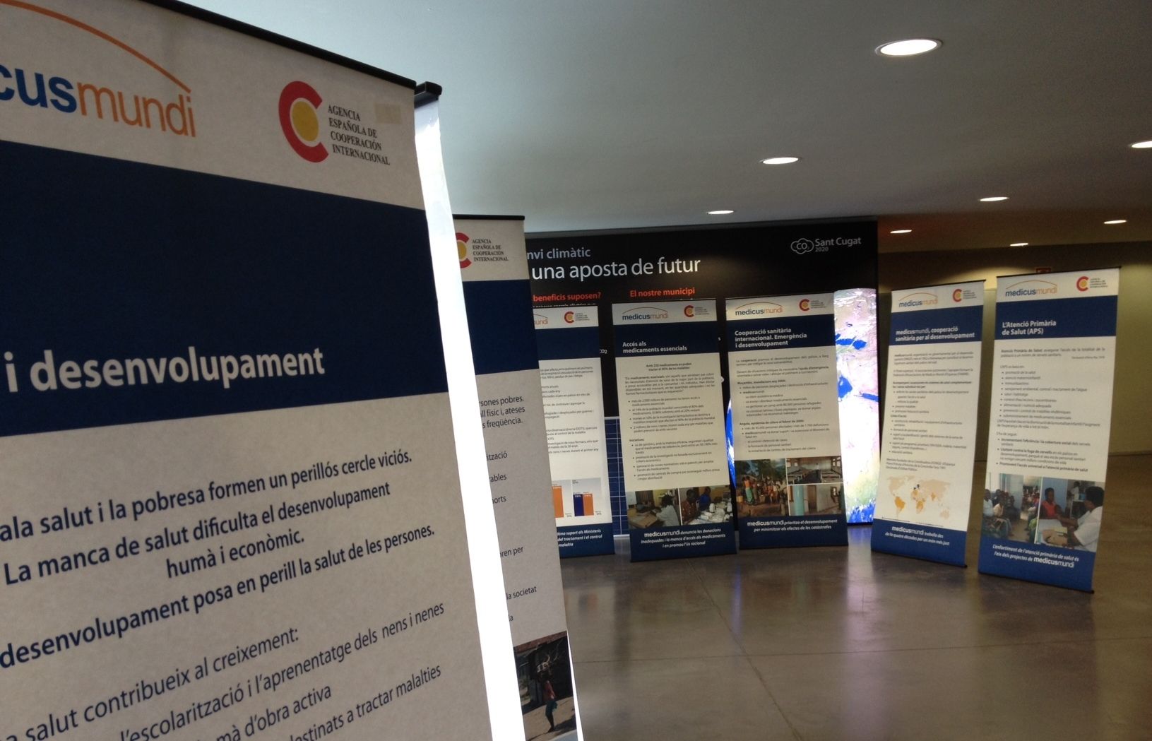 L'exposició la trobareu al vestíbul de l'Ajuntament. FOTO: Laura Grau