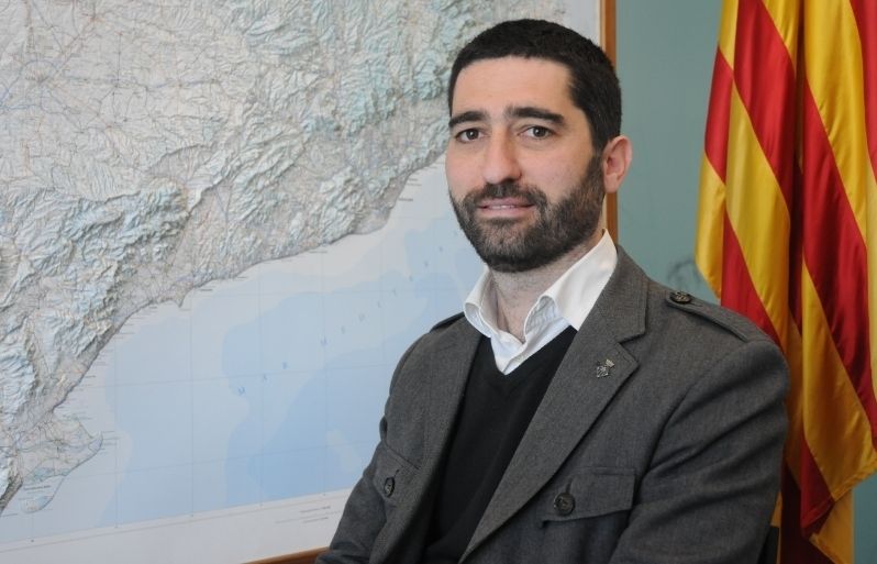 Puigneró al seu despatx a l'Ajuntament FOTO: Artur Ribera