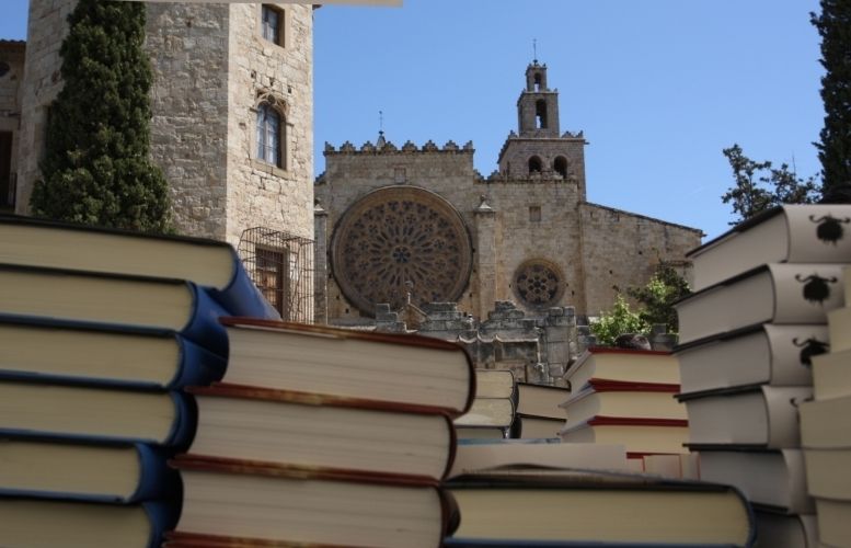 Parada de llibres de Sant Jordi. FOTO: Lluís Llebot
