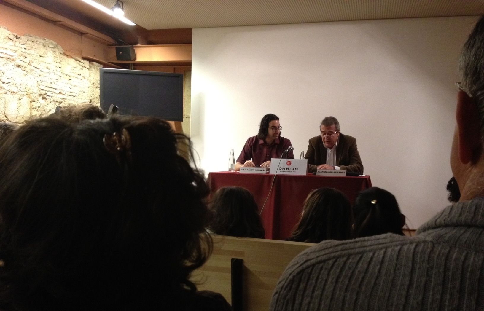  El periodista i escriptor a remarca't la importància d'exportar els productes catalans tant en literatura com en altres formats. FOTO: L.Grau