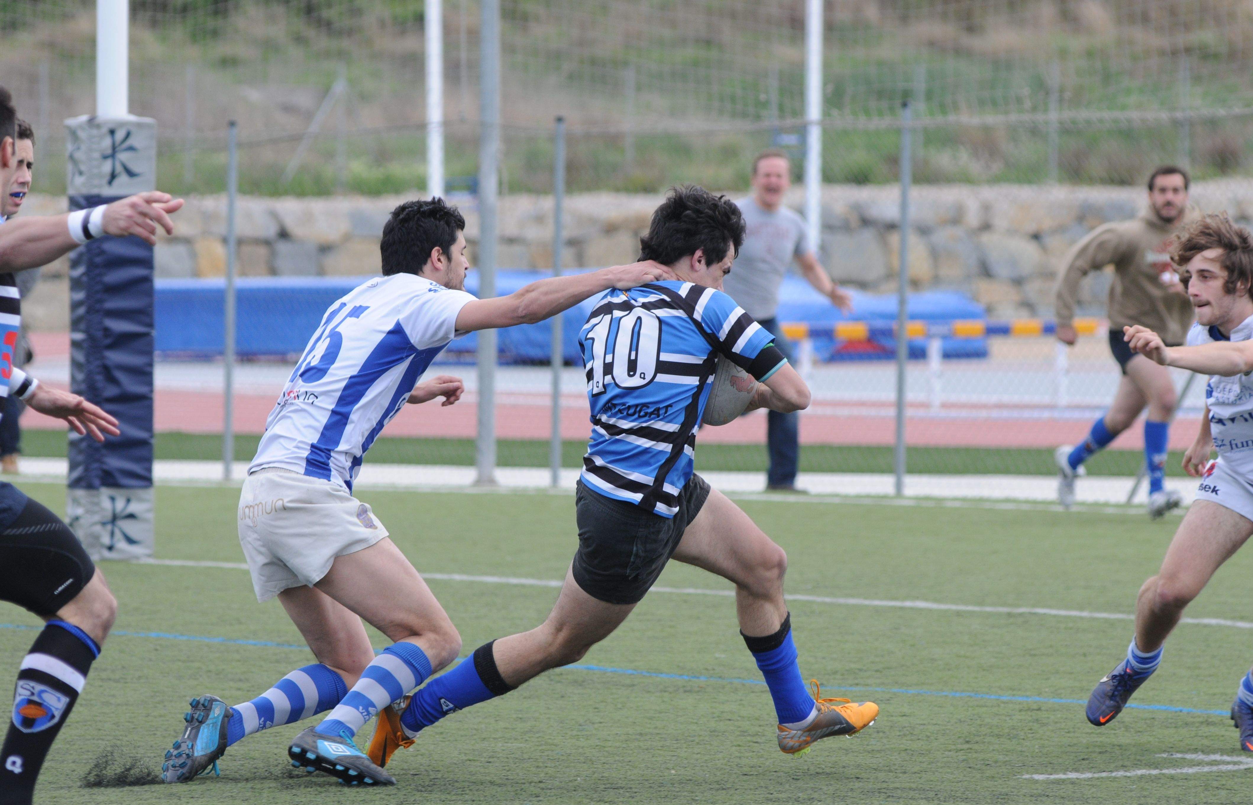 Imatge del partit d'anada. FOTO: D. Fernández