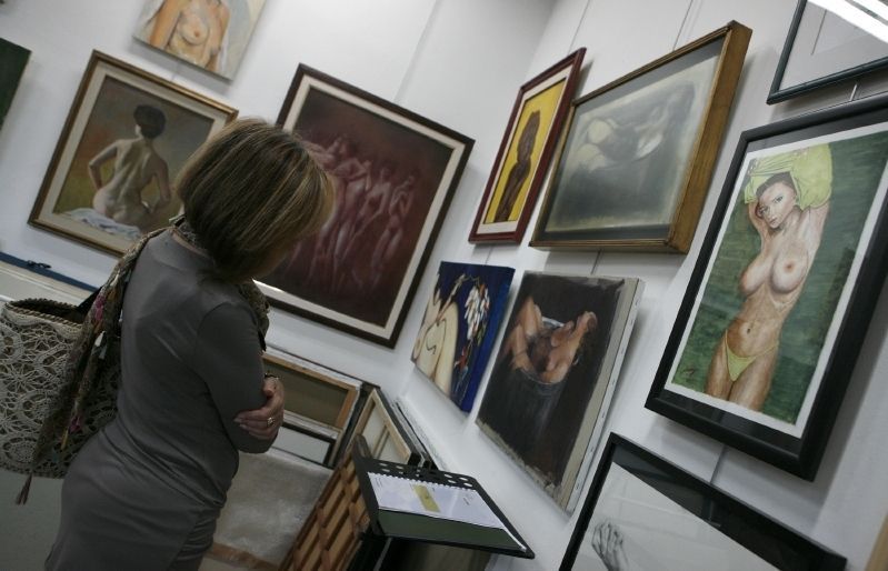 Exposició a l'Adolf Taller d'Art. FOTO: Esther Naval