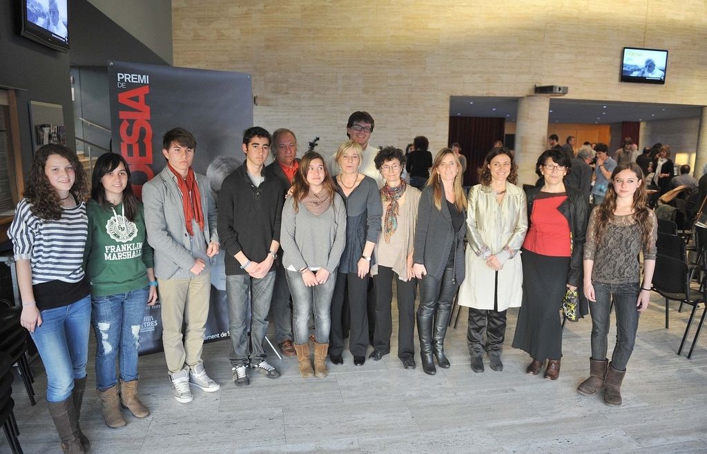 Els guanyadors del Premi Gabriel Ferrater. FOTO: Localpres