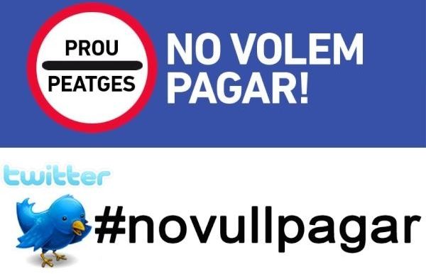La iniciativa #Novullpagar ha estat impulsada per un grup de ciutadans i difosa per Internet