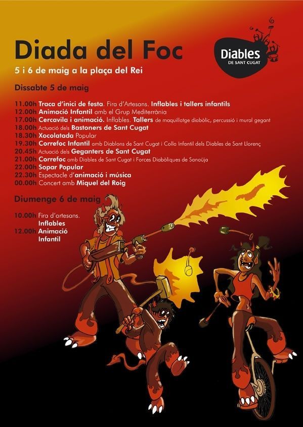 Cartell de la festa del foc