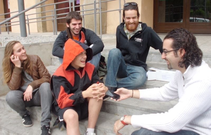 Els Diables de Sant Cugat celebren la I Diada del Foc. FOTO: Ariadna Terribas