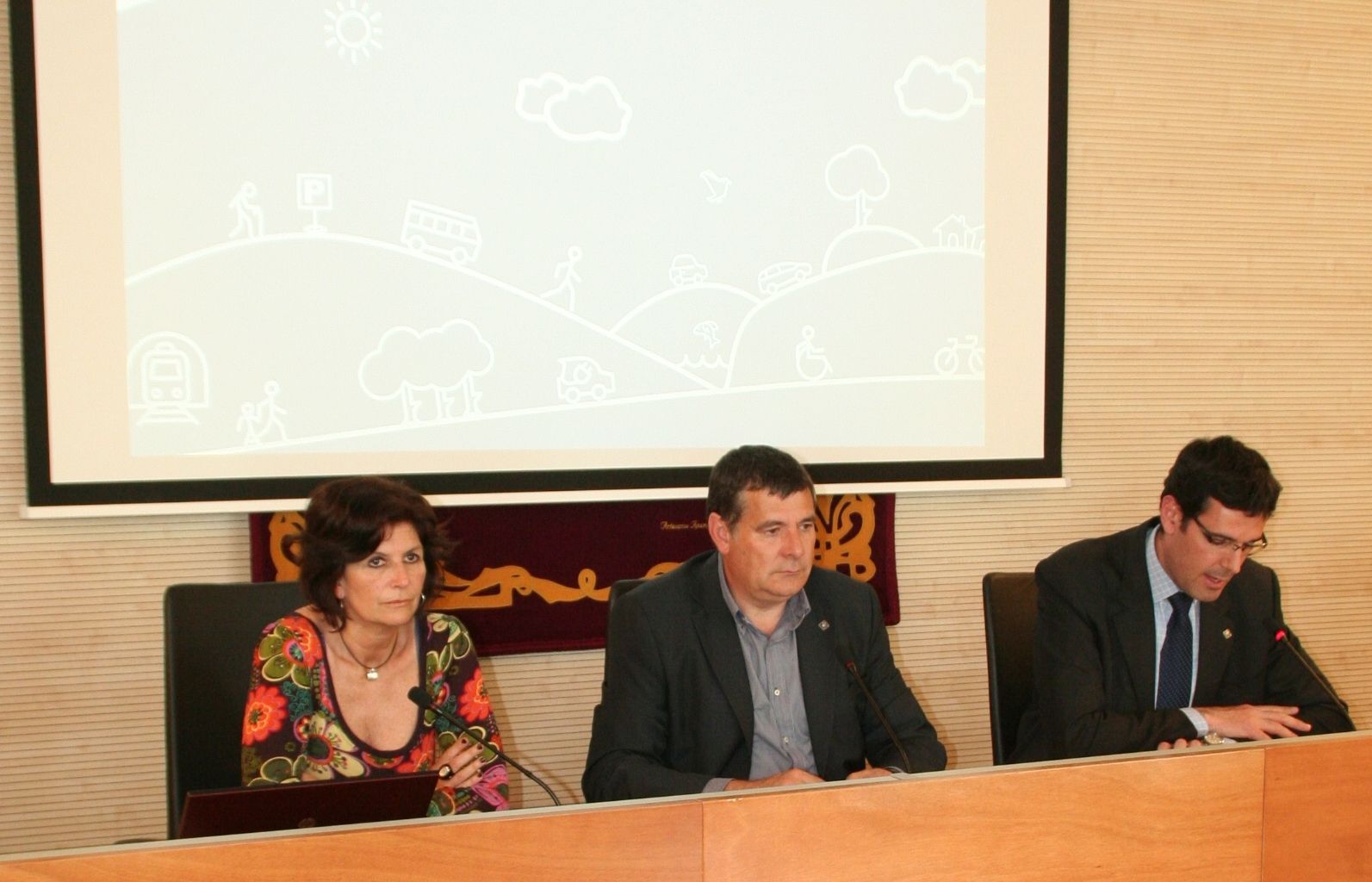 Roda de premsa de presentació del procés participatiu. FOTO: Cedida