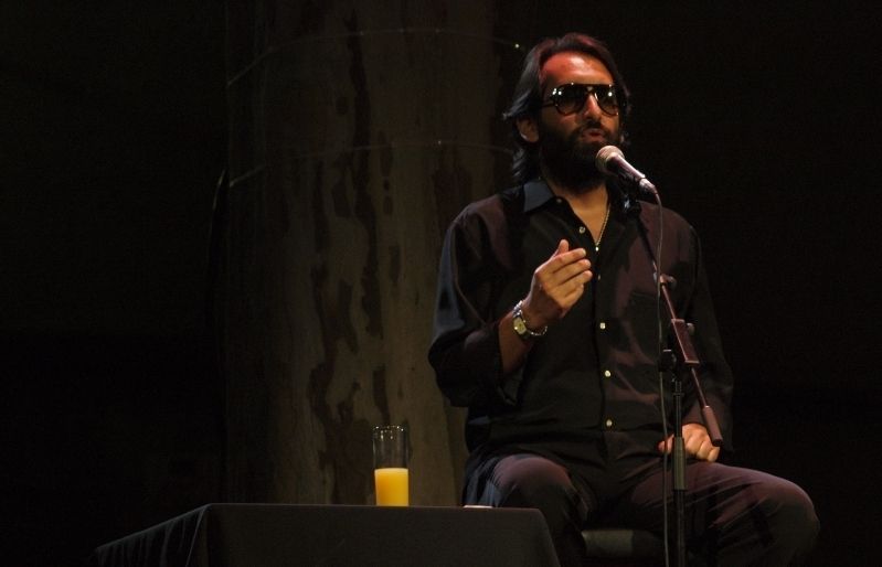 Reugenio a l'actuació de la Festa Major de l'any passat a Sant Cugat. FOTO: Artur Ribera 