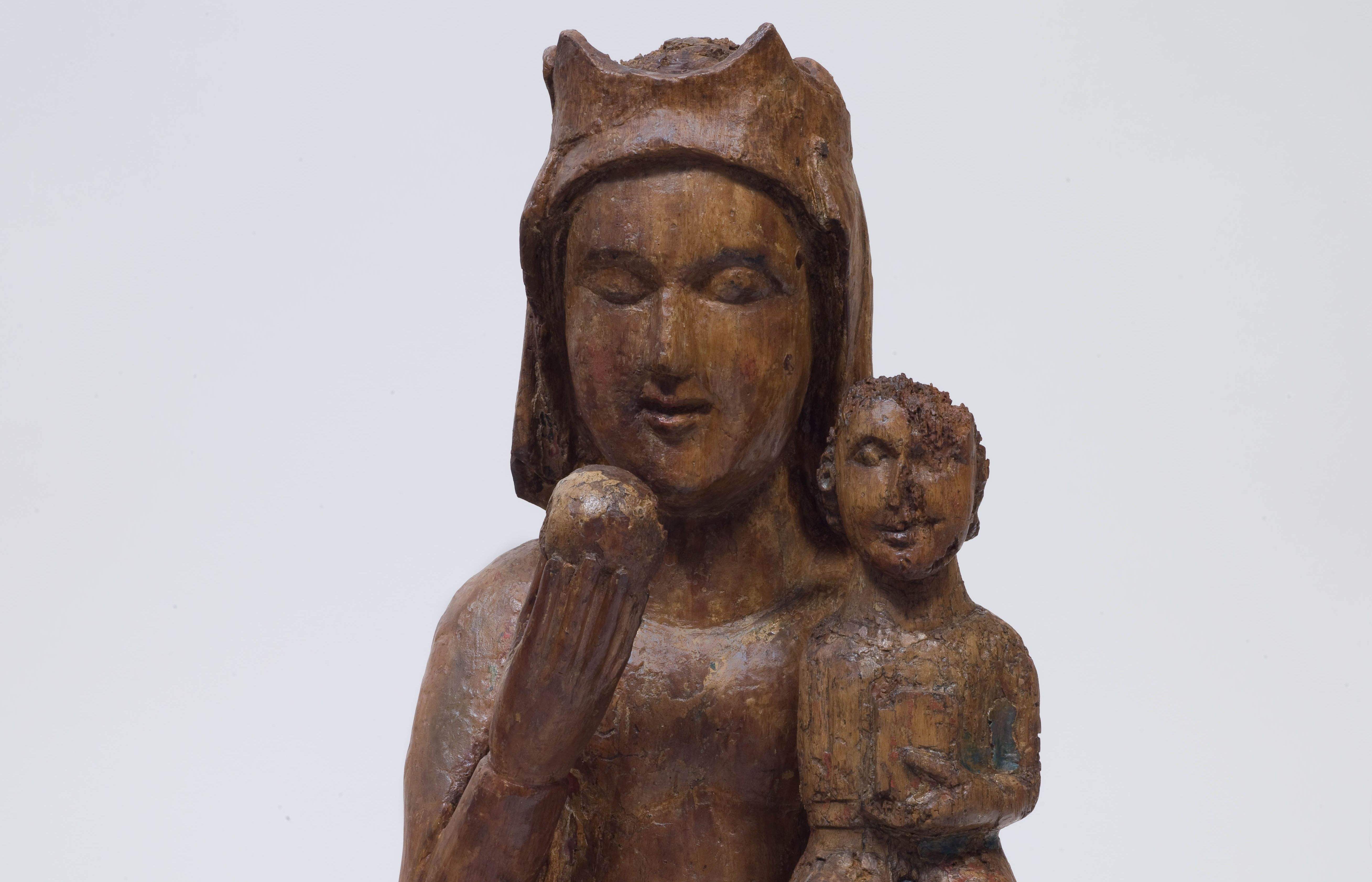 La mateixa talla després de ser restaurada. FOTO: Cedida