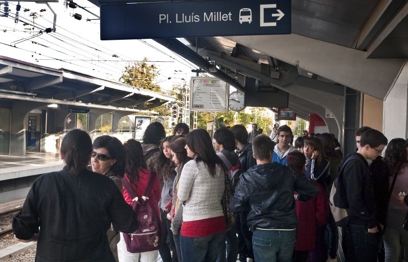 Els trens no circularan fora de l'horari de serveis mínims FOTO: Artur Ribera