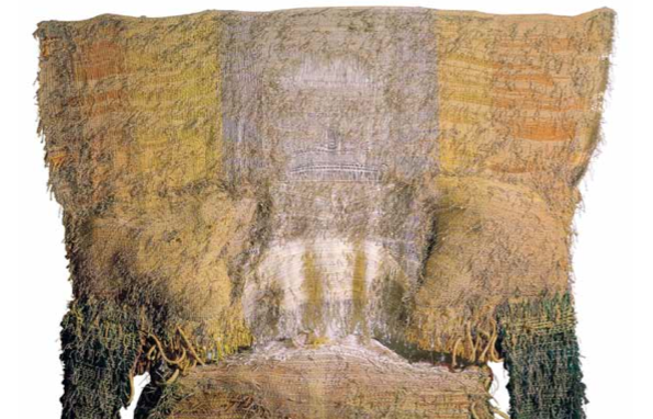 "Agost 86", tapís de llana, cànem, cotó i seda. FOTO: Cedida