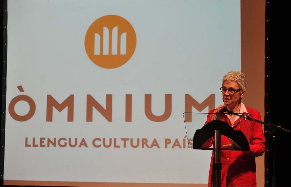 Muriel Casals, presidenta d'Òmnium Cultural a Catalunya. FOTO: Locapres
