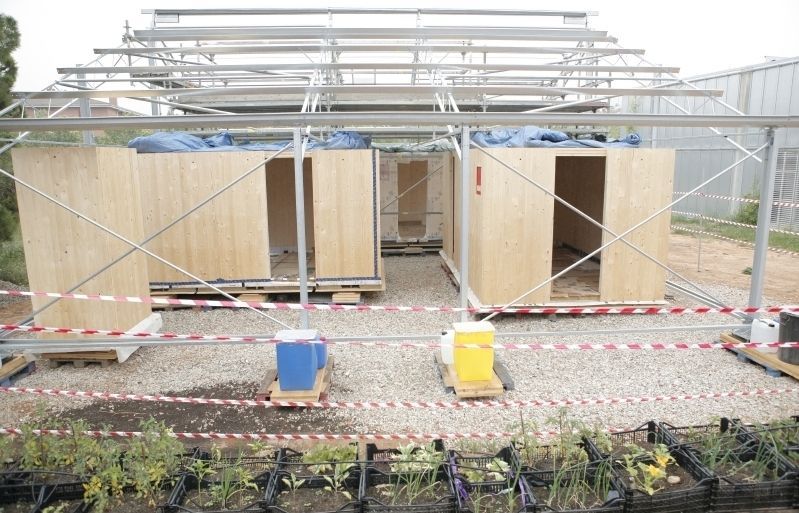 La casa es presentarà al concurs Solar Decathlon Europe 2012. FOTO: Artur Ribera