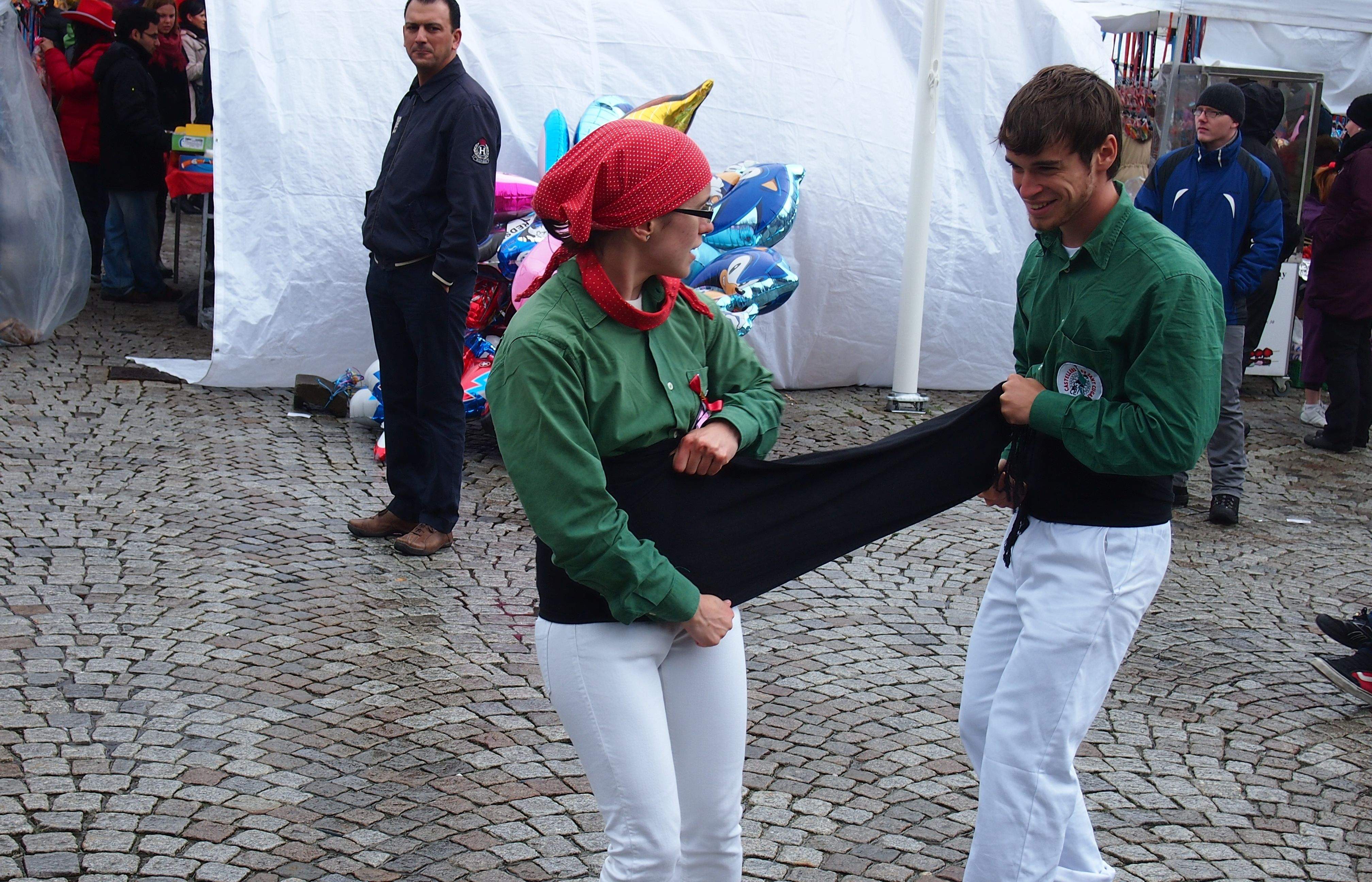 Els Gausacs es van preparar a consciència per fer front al fred. FOTO: C.Caballé