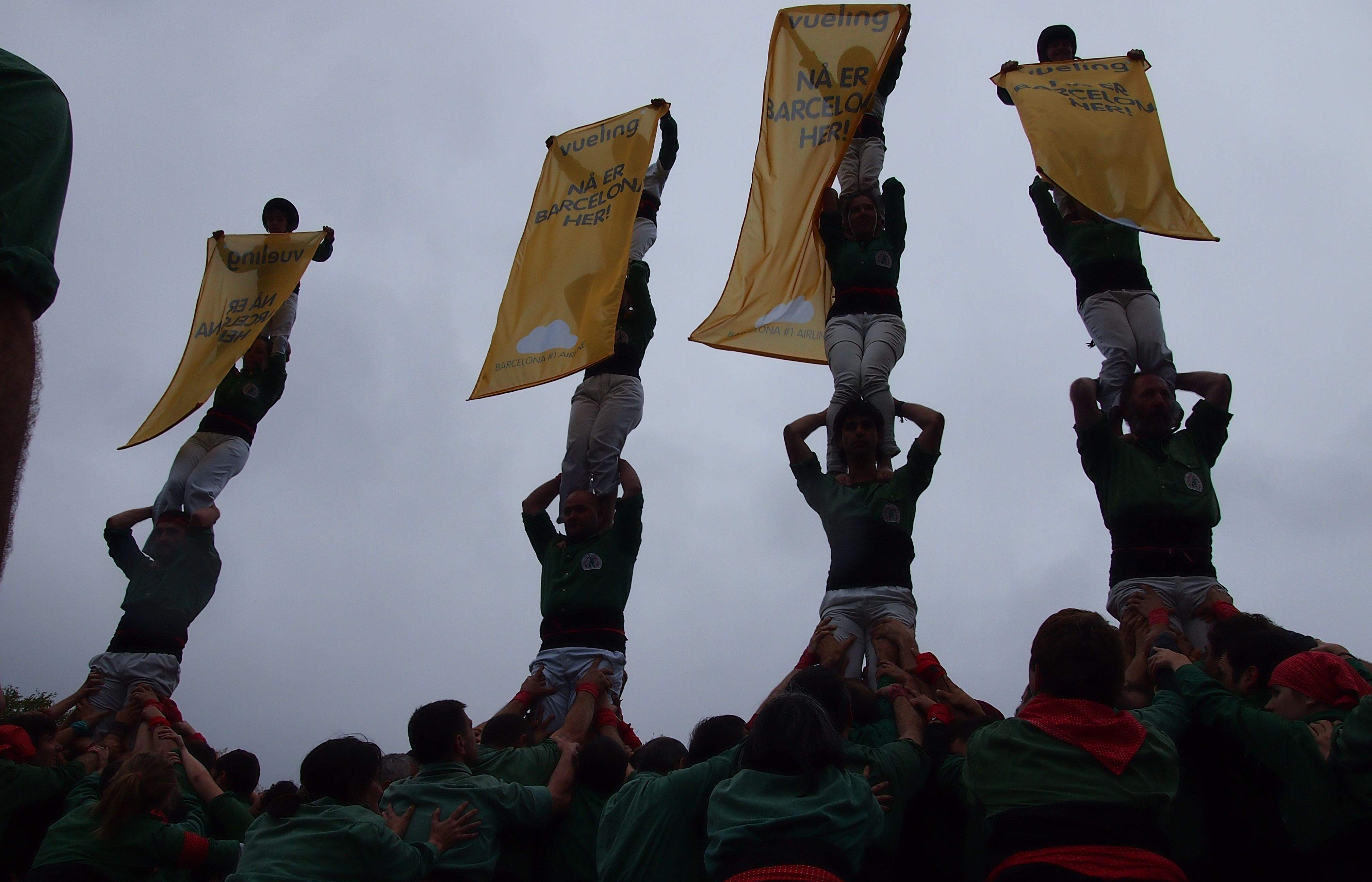 Els Castellers van captivar el públic noruec. FOTO: C.Caballé