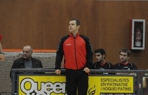 Javi Fernández deixa la banqueta del CH Sant Cugat. FOTO: Arxiu / D.F.