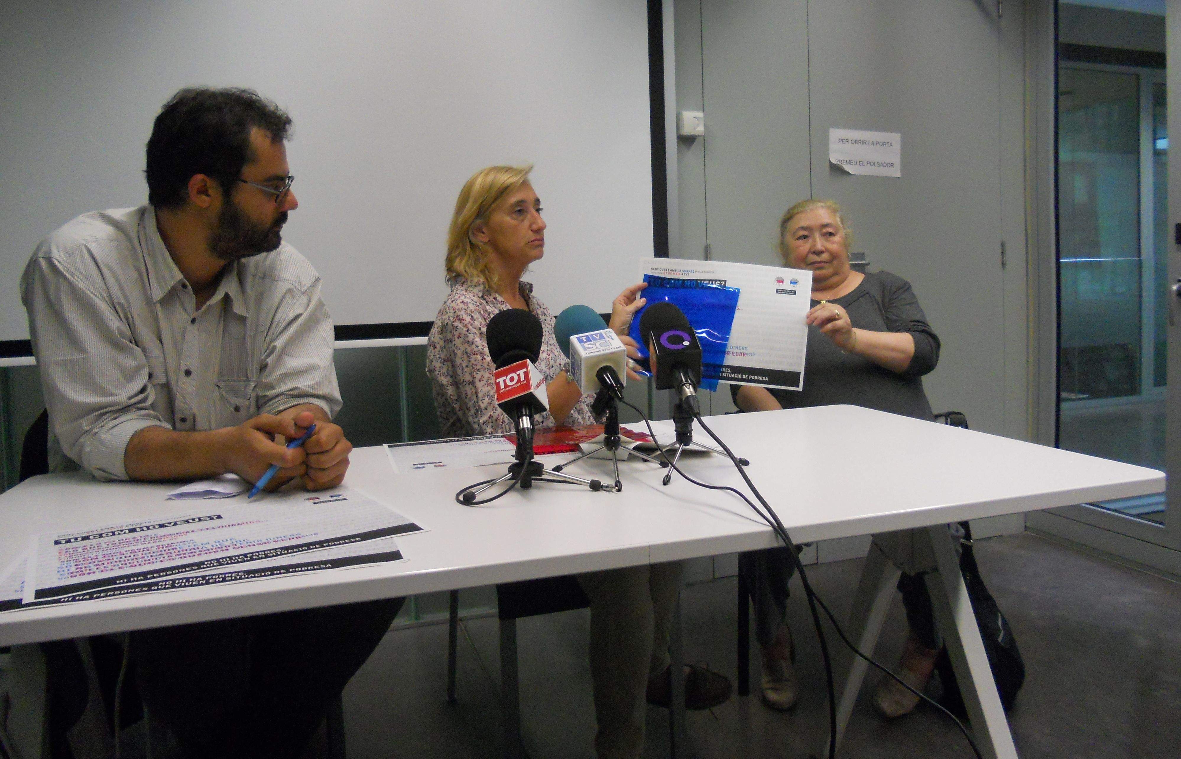 A l'acte ha estat present l'Alis, una de les protagonites dels relats audiovisuals. FOTO: Carla Porras