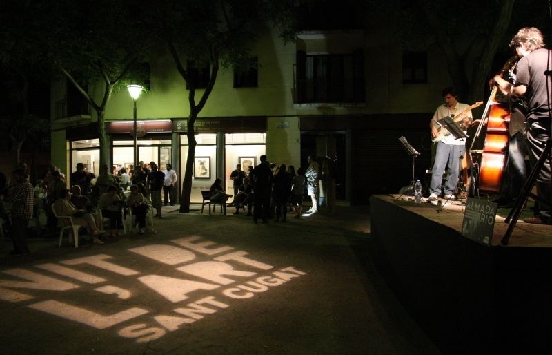 La música i l'art es fusionen a Sant Cugat en la 12a Nit de l'Art. FOTO: ARXIU 