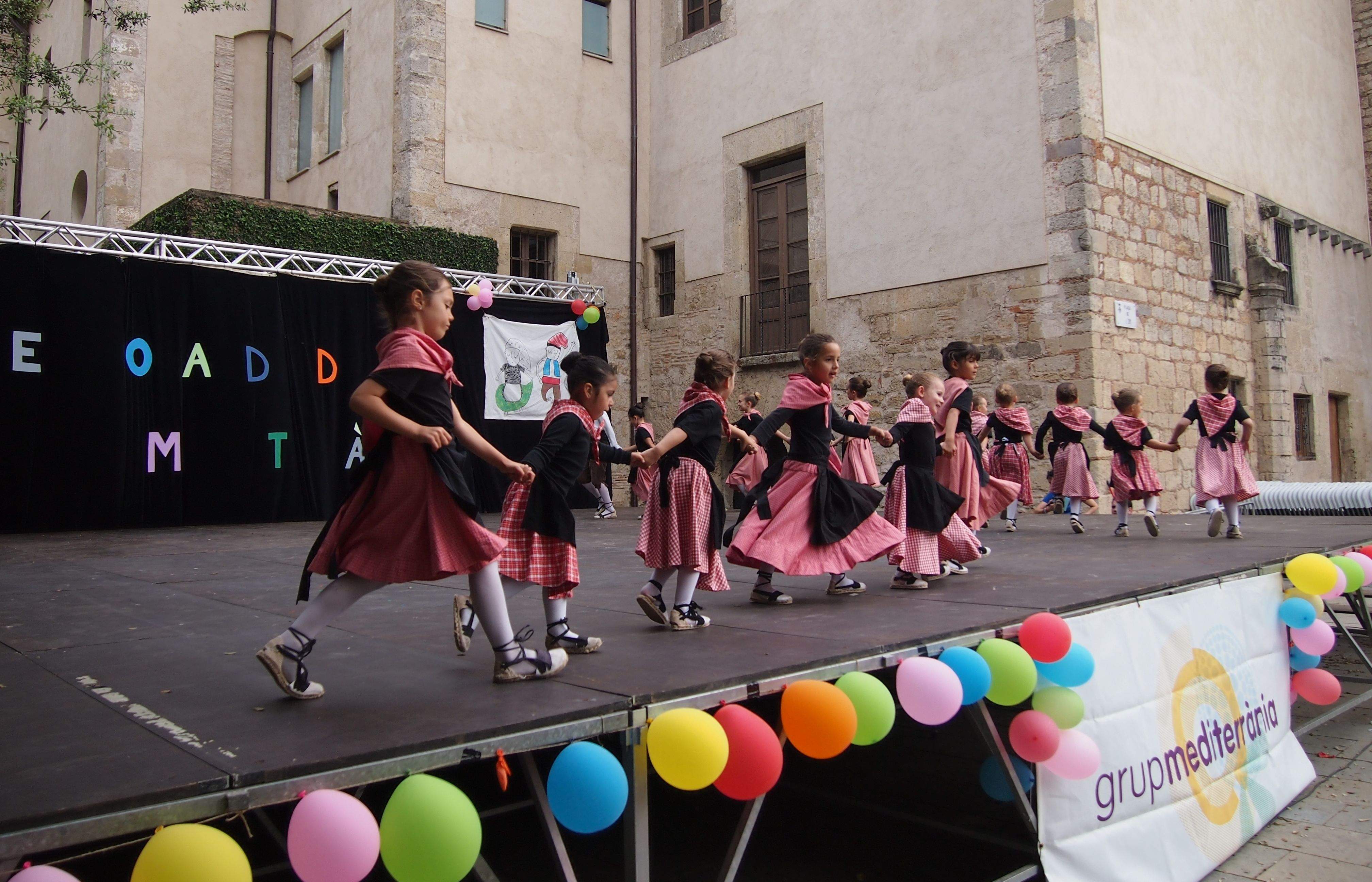 Els més petits van donar el tret de sortida a la festa. FOTO: C.Caballé