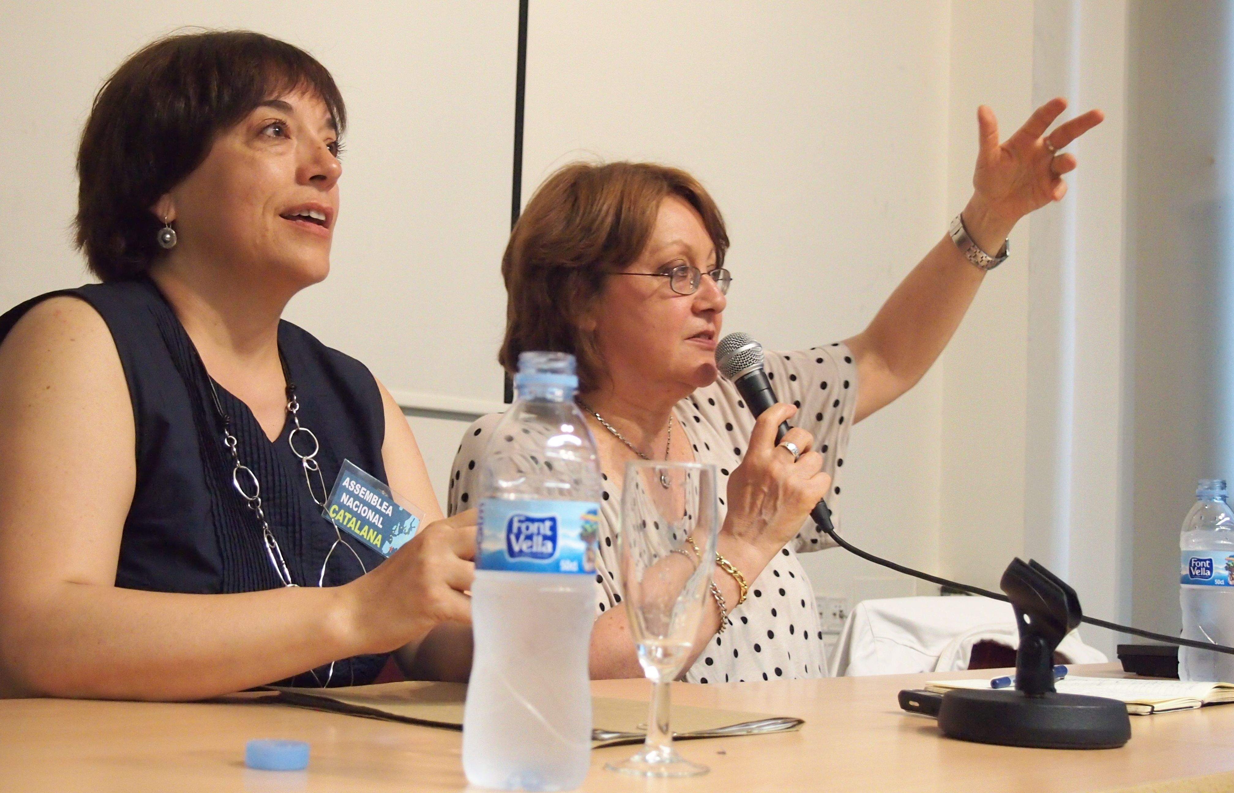 Patrícia Gabancho, durant la conferència. FOTO: C.Caballé