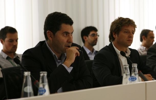 Els regidors del PSC al ple de l'Ajuntament FOTO: Artur Ribera