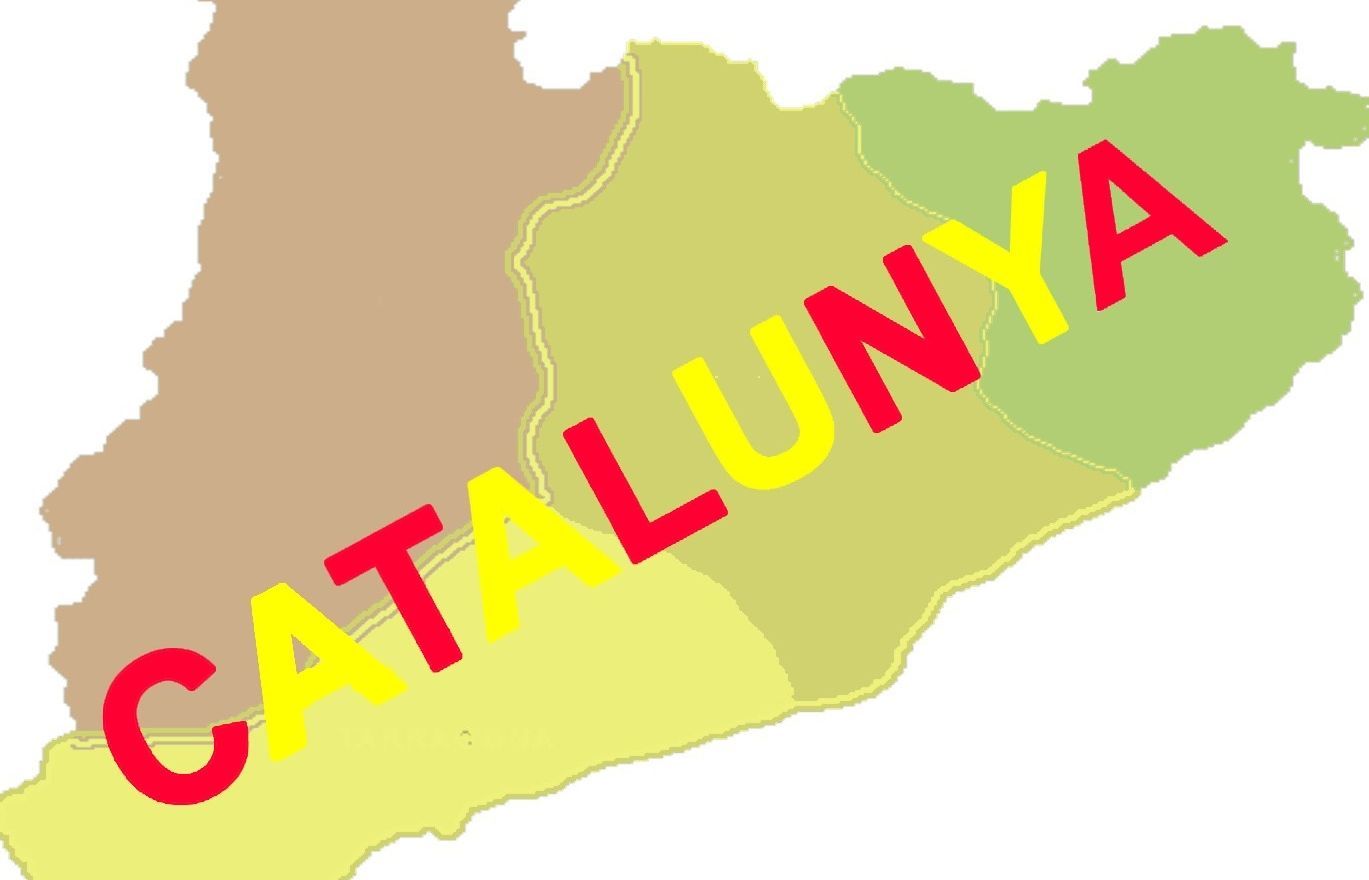 Mapa de Catalunya. FOTO: Cedida