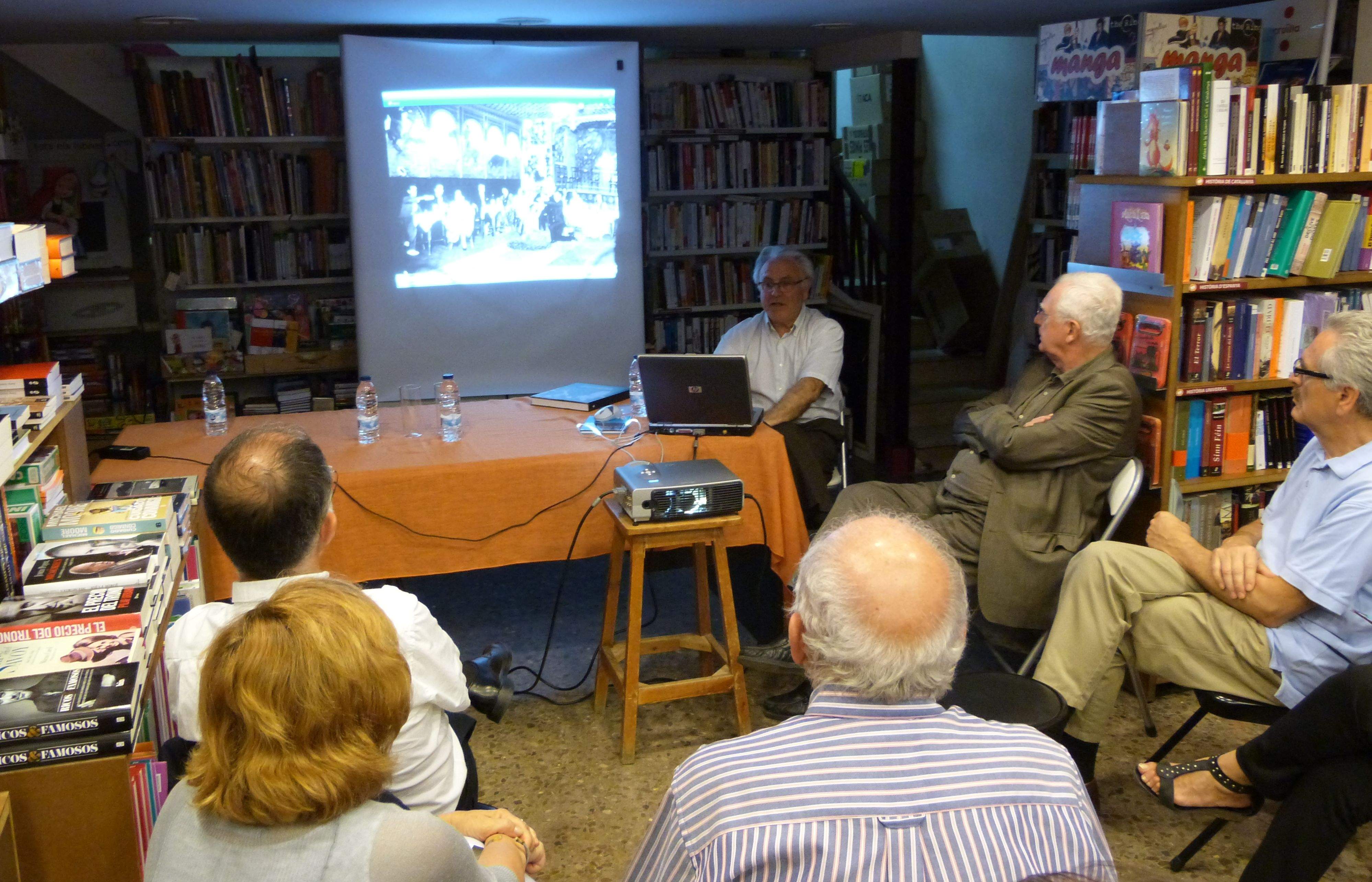 Ferran Aisa ha presentat el seu llibre a Alexandria Llibres. FOTO: Bernat Bella