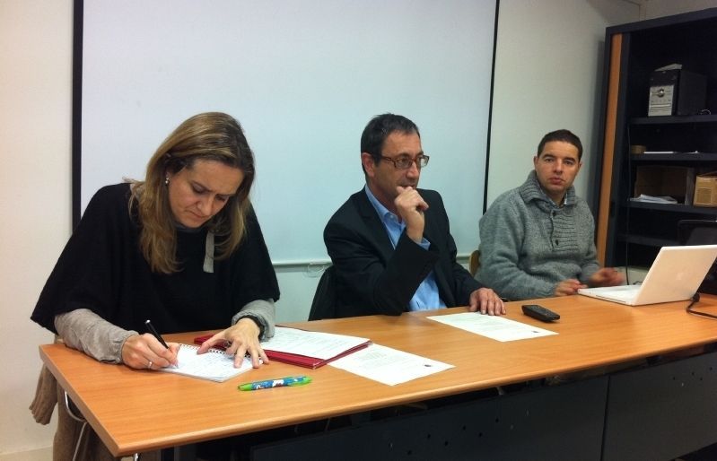 Imatge de l'assemblea ordinària del PHC Sant Cugat, el passat 5 de març. FOTO: Àlex López Puig