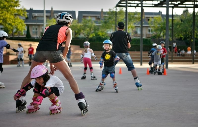 Les classes formatives es fan al parc Ramon Barnils. FOTO: Artur Ribera