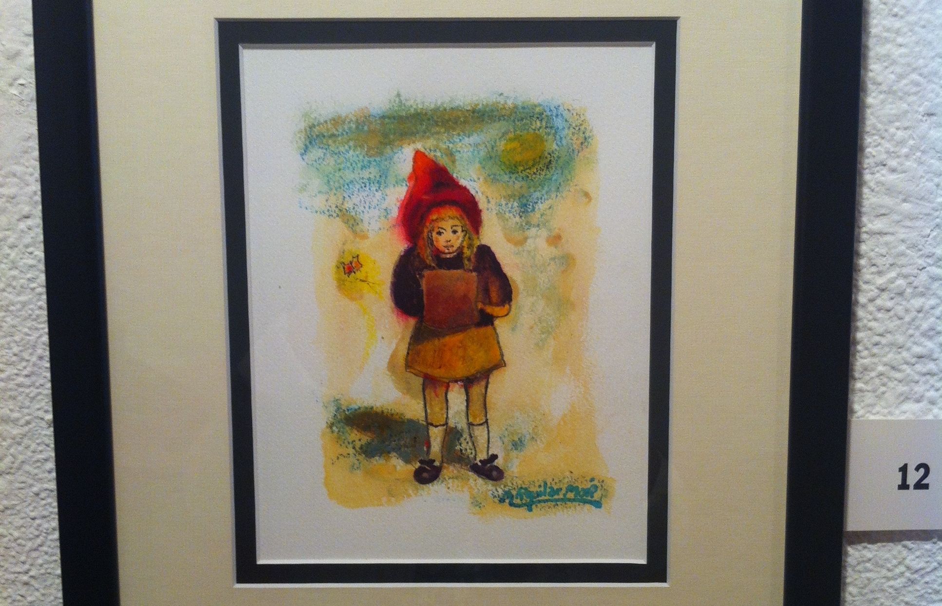 Les joguines infantils són els protagonistes dels dibuixos d'Aguilar Moré. FOTO: Anna Mira . 