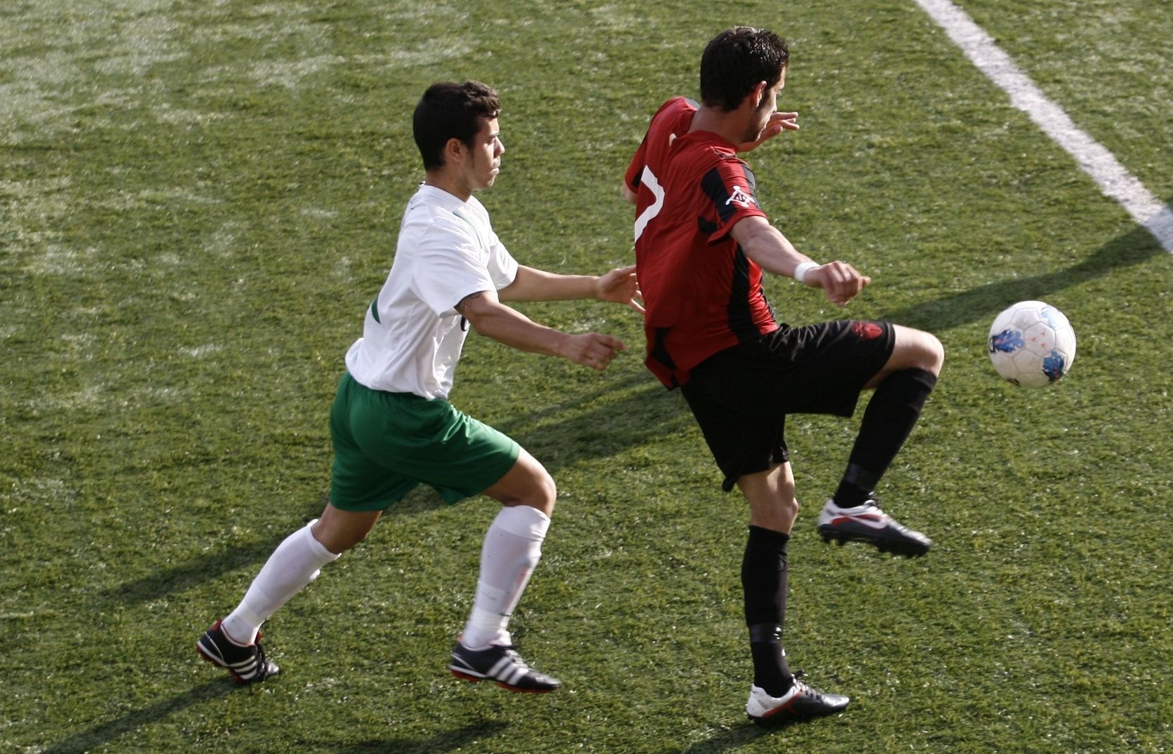 Burgos, autor de dos gols. FOTO: Esther Naval