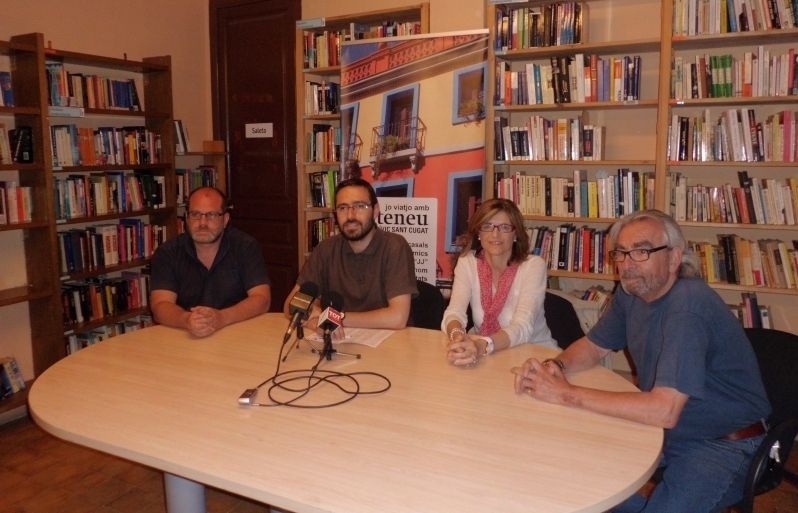 Participants de la col·laboració per l'Ateneu.FOTO:Edurne Garmendia