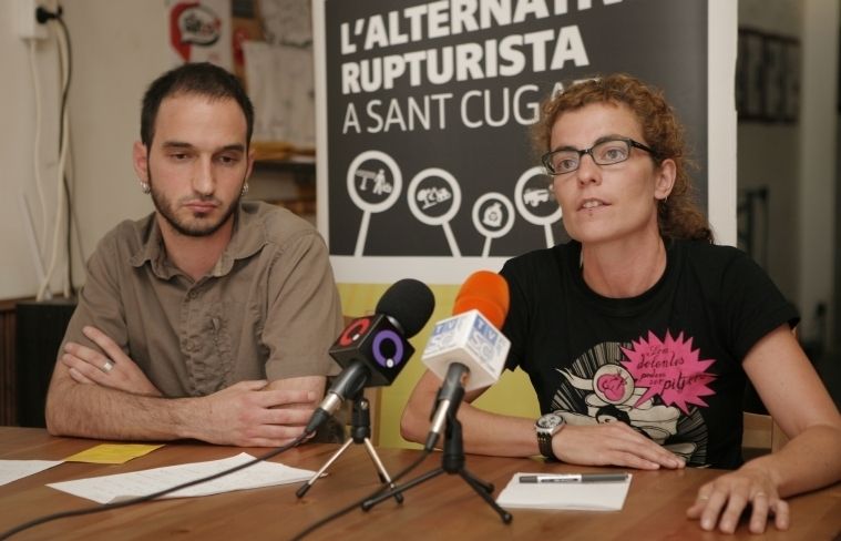 Ignasi Bea i Alba Johé al Casal Popular la Guitza FOTO: Artur Ribera