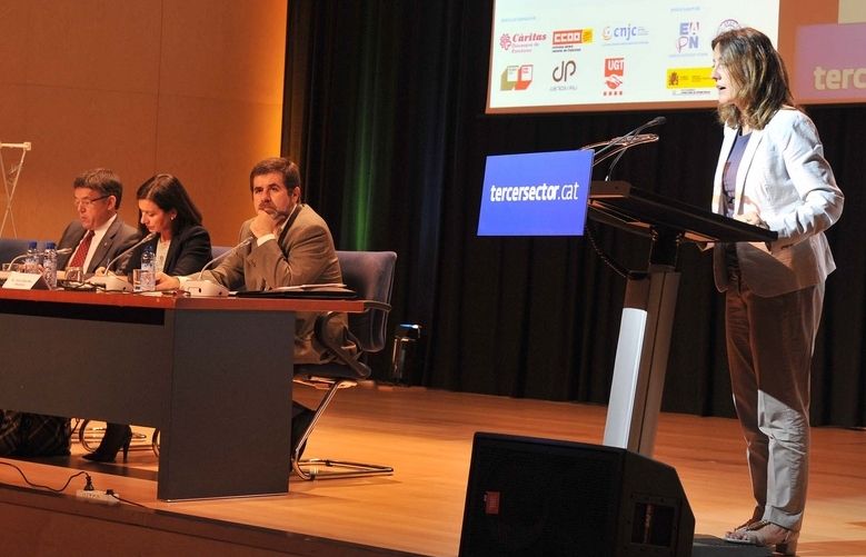 Conesa a Barcelona oferint la ponència FOTO: Localpress