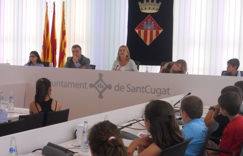 El Consell d'Infants està format per 24 nens i nenes de 12 escoles de la ciutat. FOTO: Anna Mira 