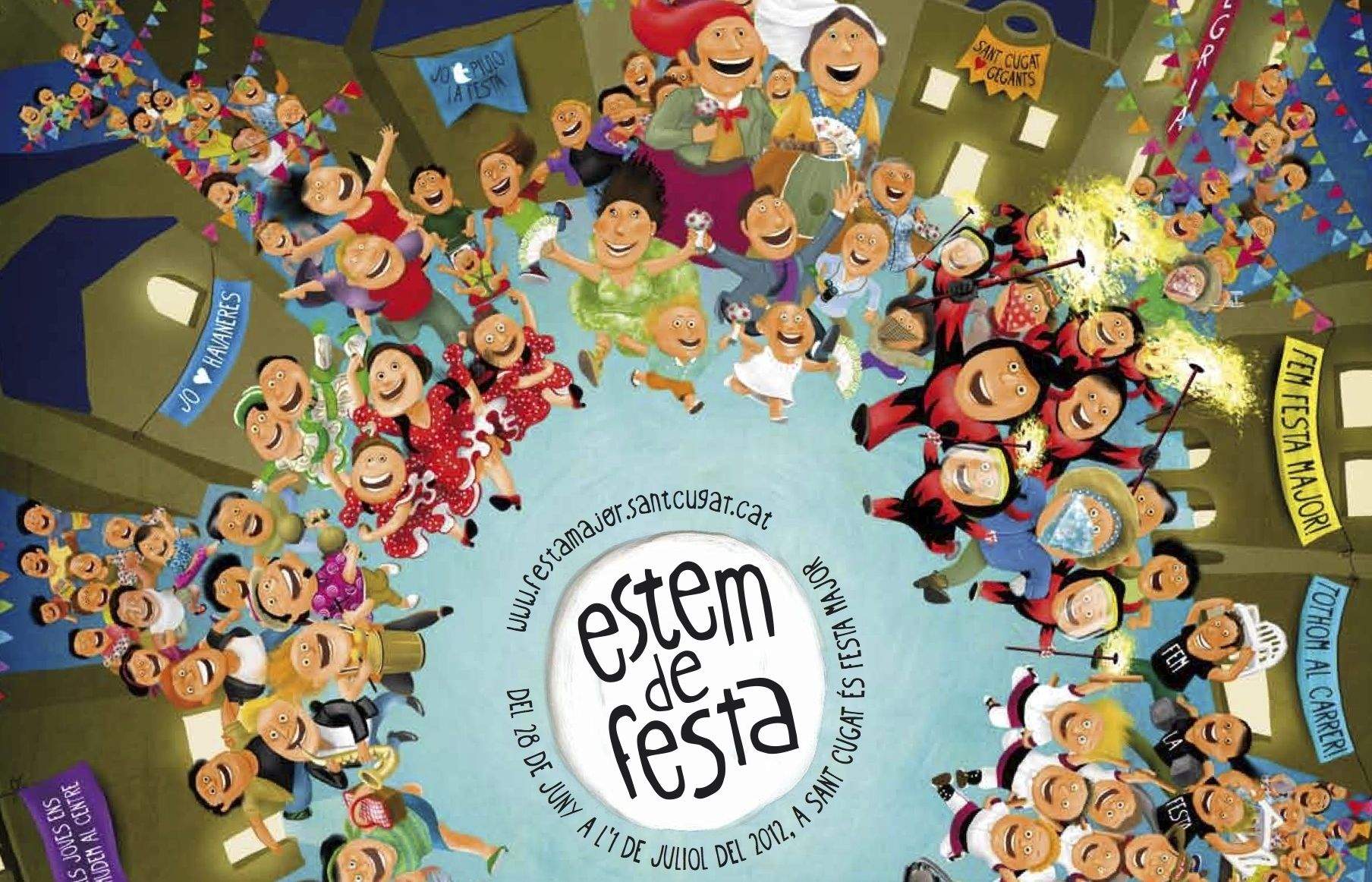 Cartell de la Festa Major 2012. FOTO: Cedida