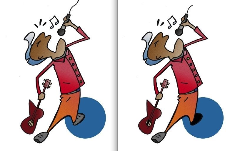 Busca les 5 diferències, per veure-les, clica la fletxa del costat de la imatge