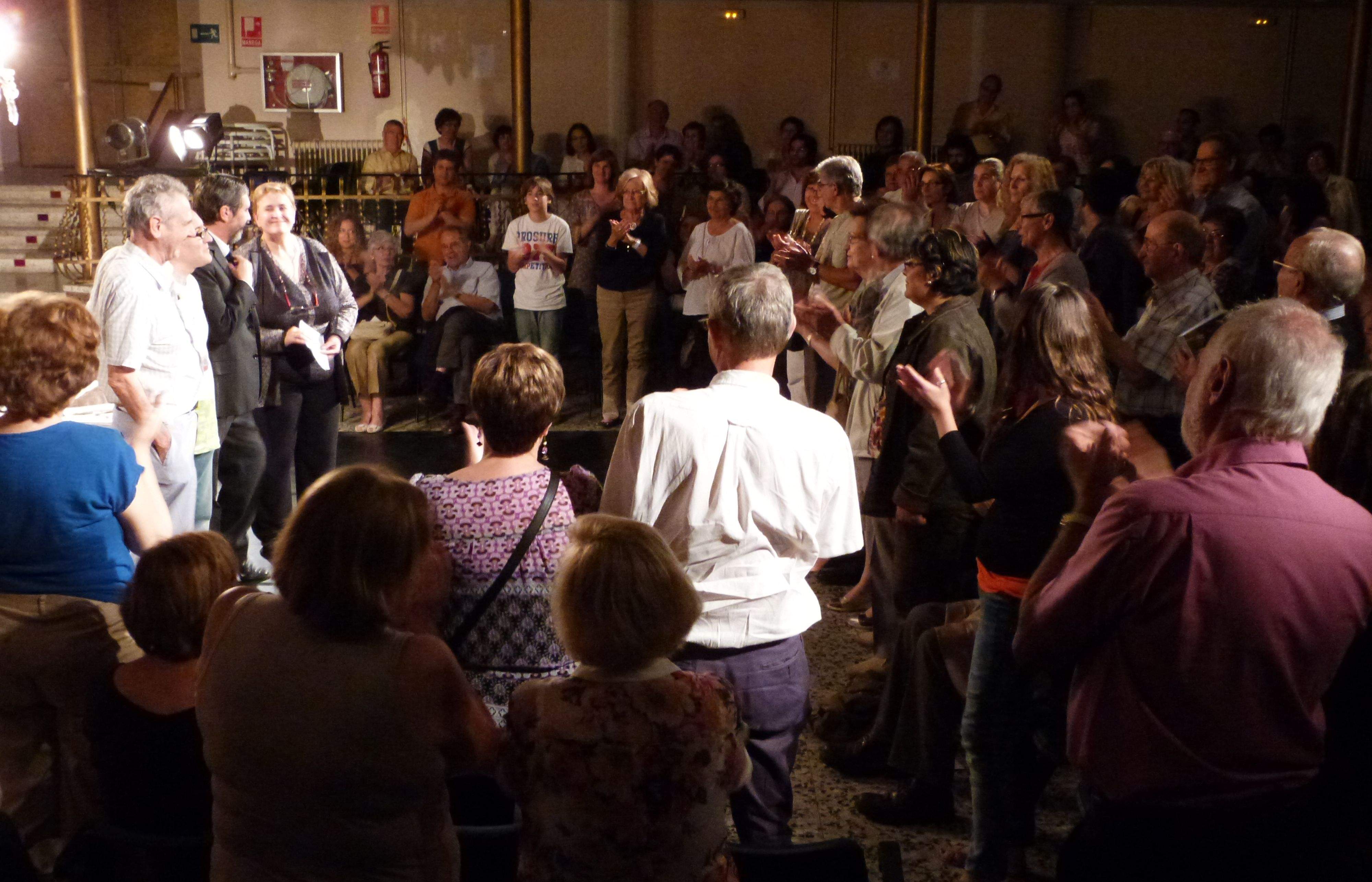 El públic ha acabat encantat amb l'espectacle. FOTO: Bernat Bella
