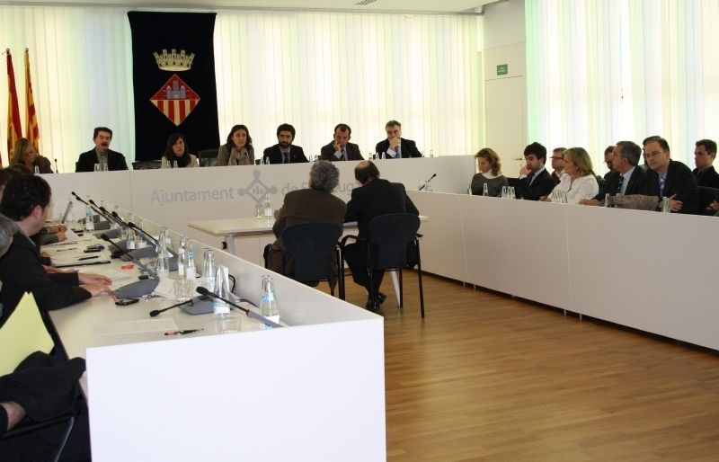 Els vots de CiU i la CUP van fer possible l'aprovació del text FOTO