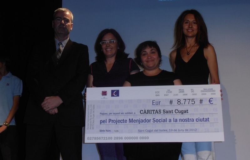 Els diners serviran per donar ajudar al menjador social de Càritas. FOTO: Cedida