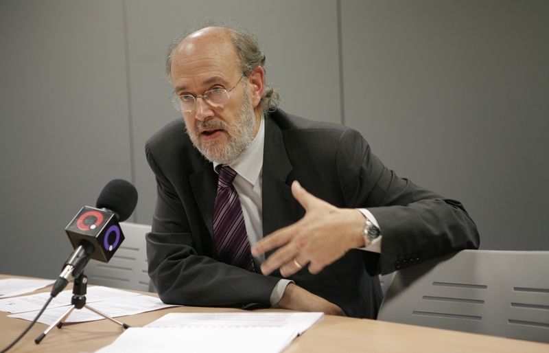 Frederic Boix durant la roda de premsa al SC Trade Center FOTO: Artur Ribera