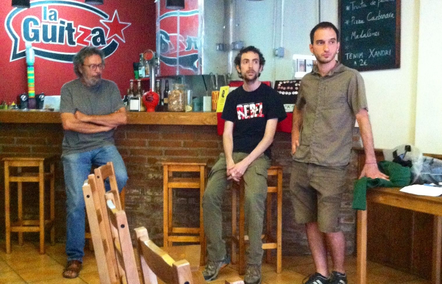 La presentació al Casal Popular la Guitza FOTO: JR Armadàs