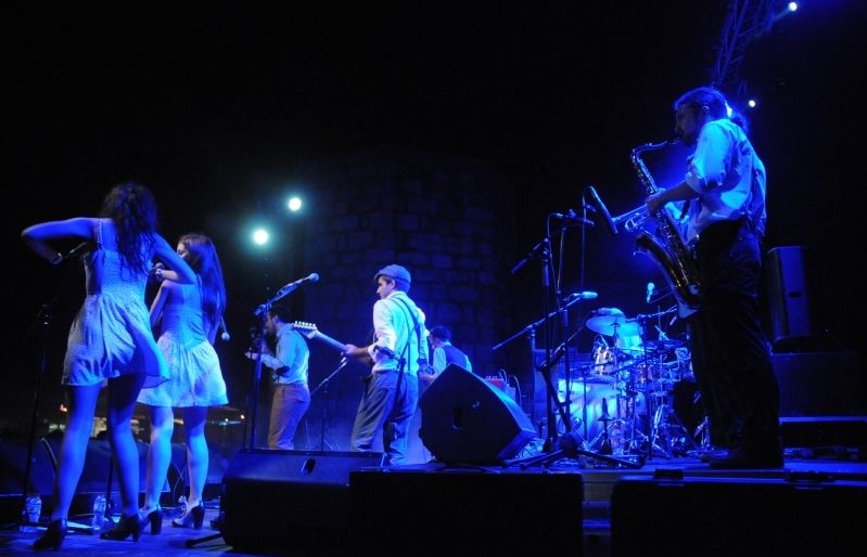 The Risas, en concert
