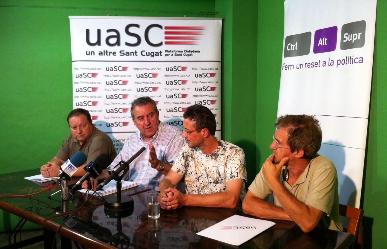 Jaume Massanés i Agustí Martínez al centre de la imatge FOTO: JR Armadàs