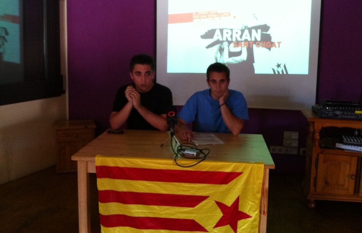 Albert Artigas i Jordi Malet a l'Espai Terra Dolça FOTO: JR Armadàs