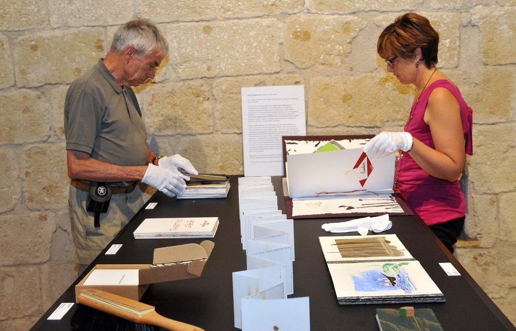 La mostra es pot visitar a la Sala Capitular del Monestir fins al 22 de juliol. FOTO: Localpres