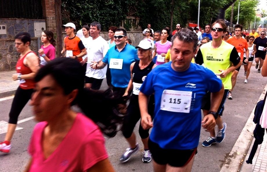 La sortida de la prova, al carrer Sevilla. FOTO: Pere Fernández