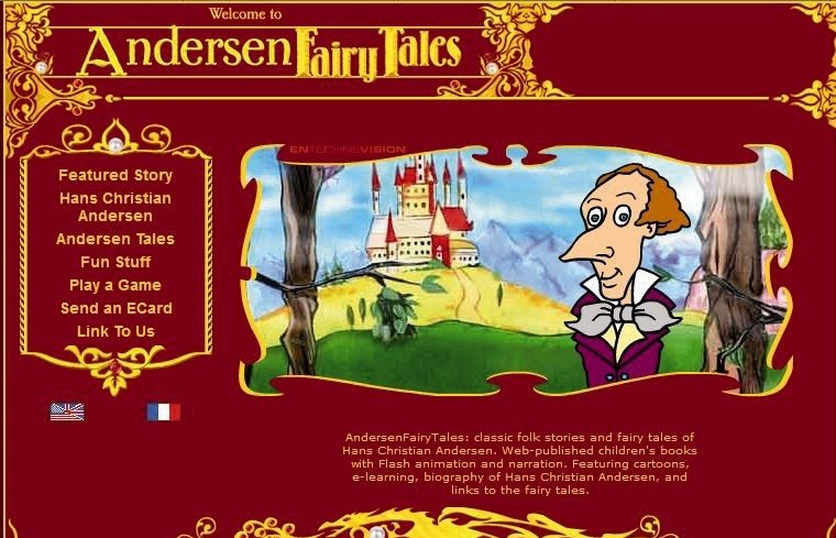 Amb aquest web podràs sentir en anglès els contes de Hans Christian Andersen 